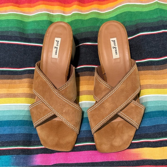 Paul Green Cody Suede Slide Sandal - Picture 3 of 7